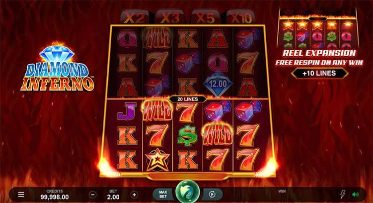 Permainan Penuh Aksi! – Slot Diamond Inferno Microgaming